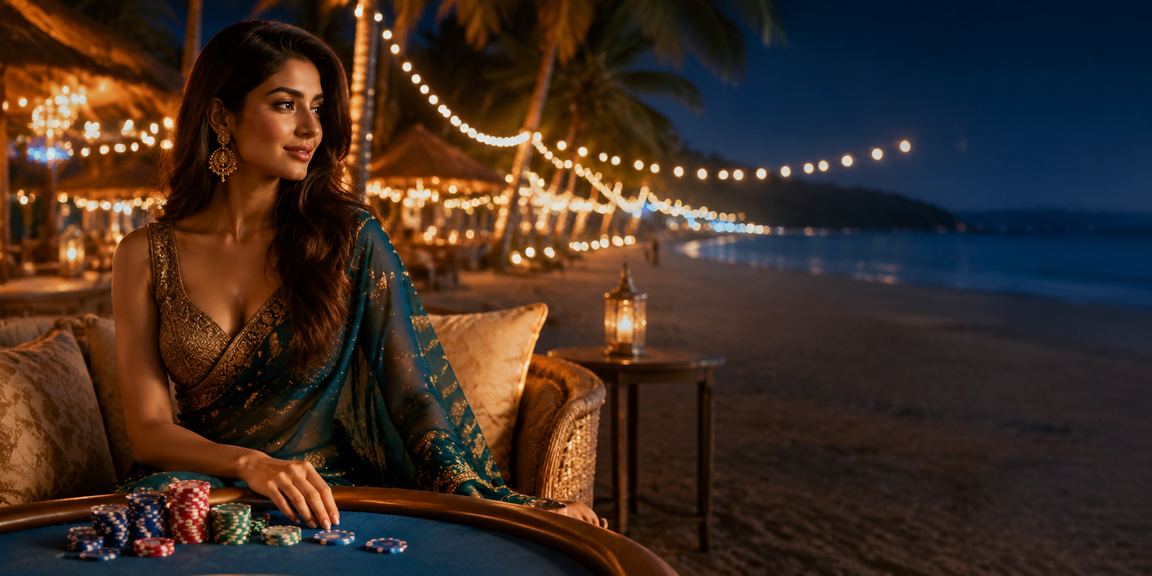 A player on the Cox's Bazar beach participating in 399bad Lottery on mobile