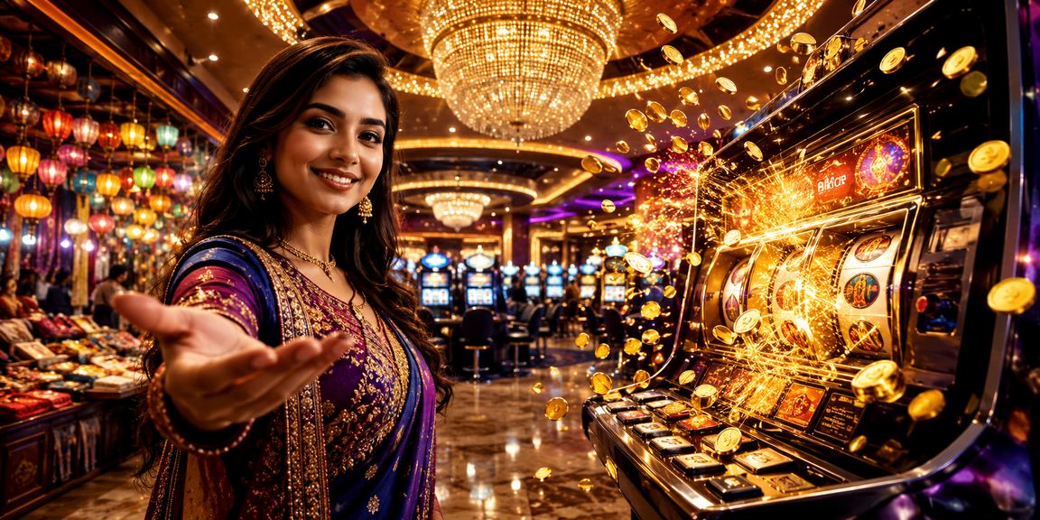 A Bangladeshi model playing slot games in Rangpur